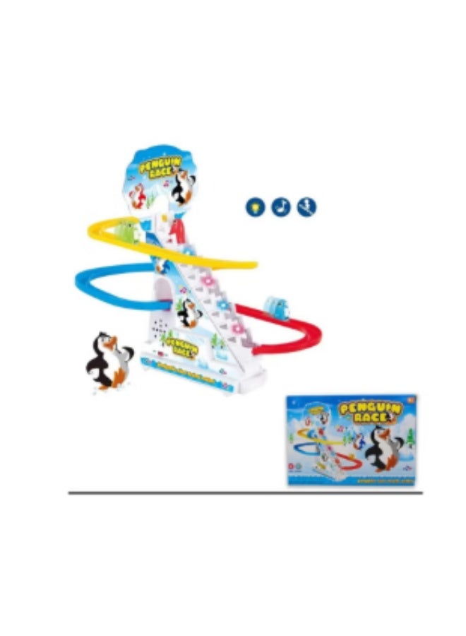 Penguin Race Track Series – Penguin Race Game for Kids | Musical Light-Up Penguin Climbing Toy Set for Fun & Learning  - Image 2
