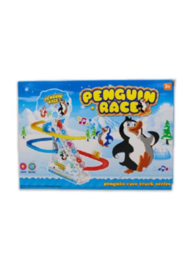 Penguin Race Track Series – Penguin Race Game for Kids | Musical Light-Up Penguin Climbing Toy Set for Fun & Learning  - Image 1