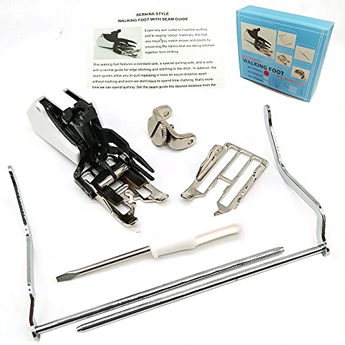 LNKA Sewing Presser Feet Walking Foot for Bernina Activa 125,130,135,140,145,210,220,230,240,350PE,380#P60443 by LNKA - Image 1