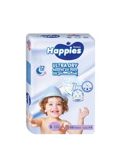 Happies Baby Diapers stretch X-Large (size 5) 58 diapers