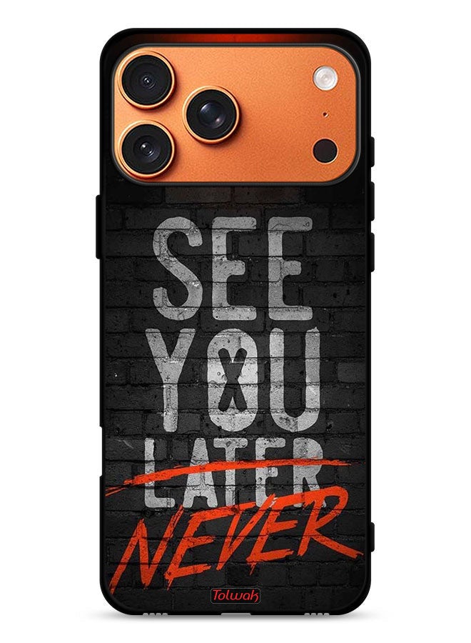 Tolwak Apple iPhone 17 Pro Max Protective Case Cover See You Never - Image 1