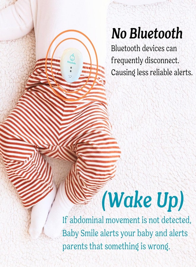 BabySmile Baby Smile Baby Motion Sensor E-202 Sleep Movement Monitoring, Baby Safety Alerts, white - Image 3