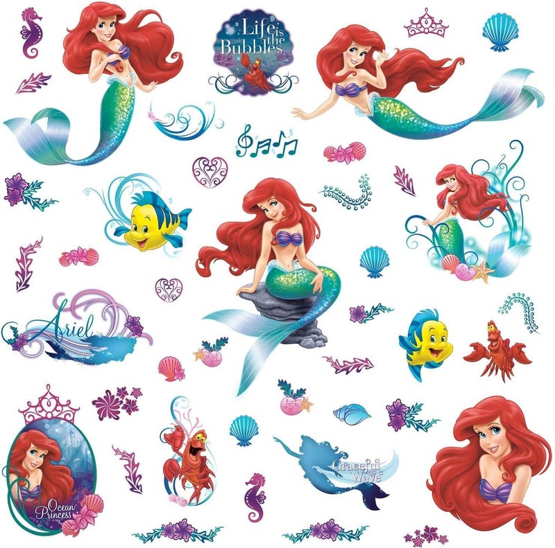 RoomMates The Little Mermaid Peel and Stick Wall Decals RMK2347SCS - Image 2
