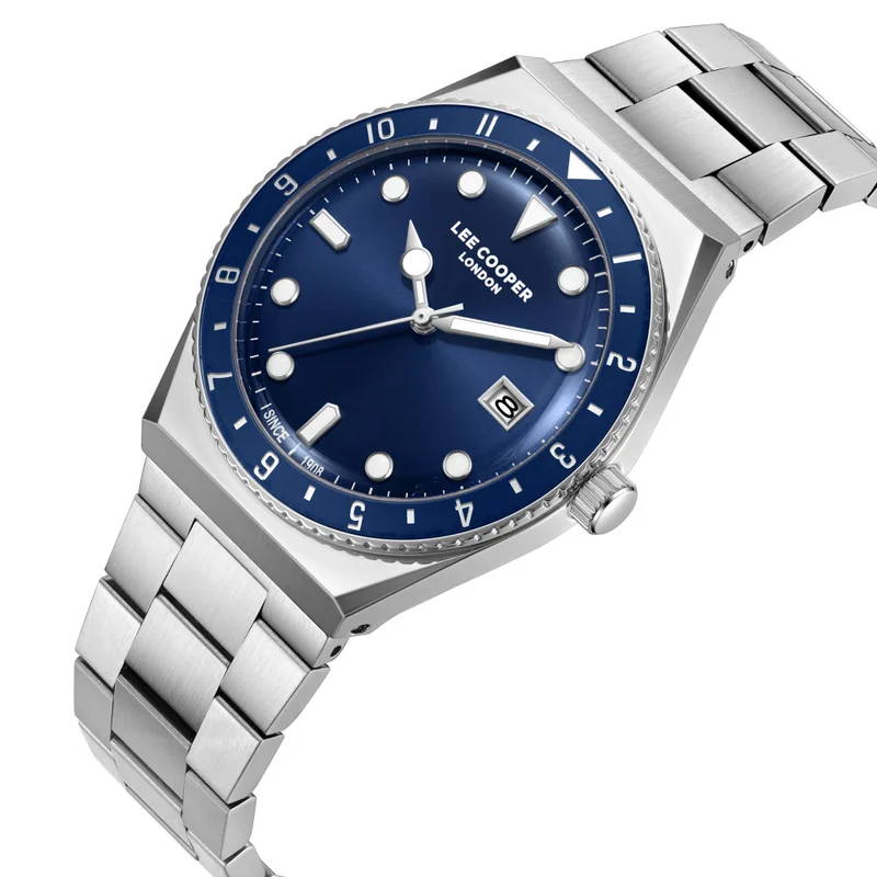 Lee Cooper Men's METAL Analog Watch LC08284.390 - 40 mm