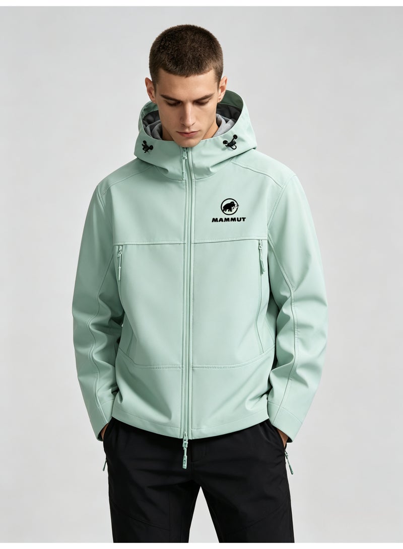 Mammut men's and women's hooded windproof and waterproof jacket - Image 5