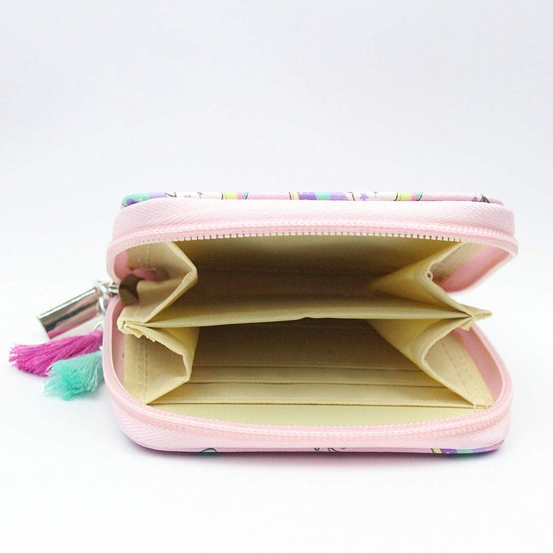timlee Cute Rainbow Pink Unicorn Wallet Girls Christmas Gift Women Short Wallets (unicorn E) - Image 5