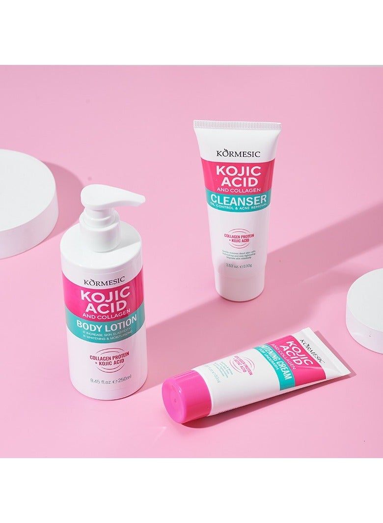 Kormesic Kojic Acid Collagen Essence Lotion 130ml | Even Skin Tone, Hydrating and Brightening - Image 2