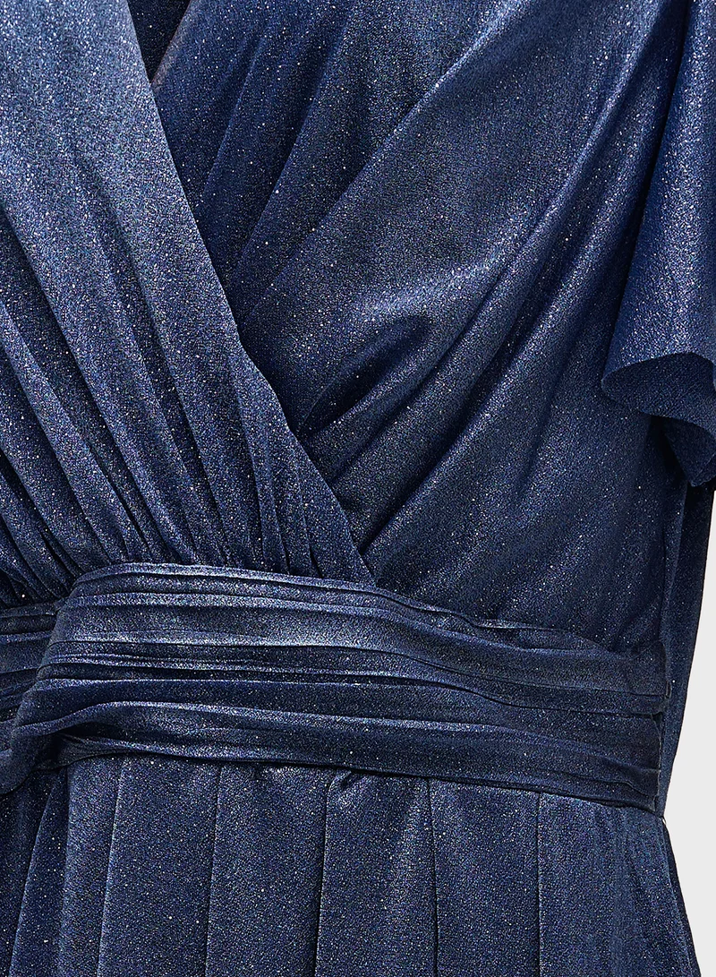 Khizana Sparkle Wrap Maxi Dress