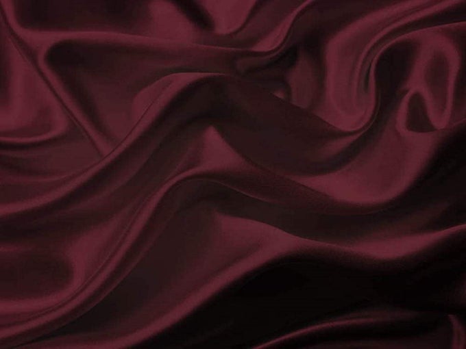 MK COLLECTION 4PC SOFT SILKY SATIN SOLID COLOR DEEP POCKET SHEET SET BURGUNDY FULL