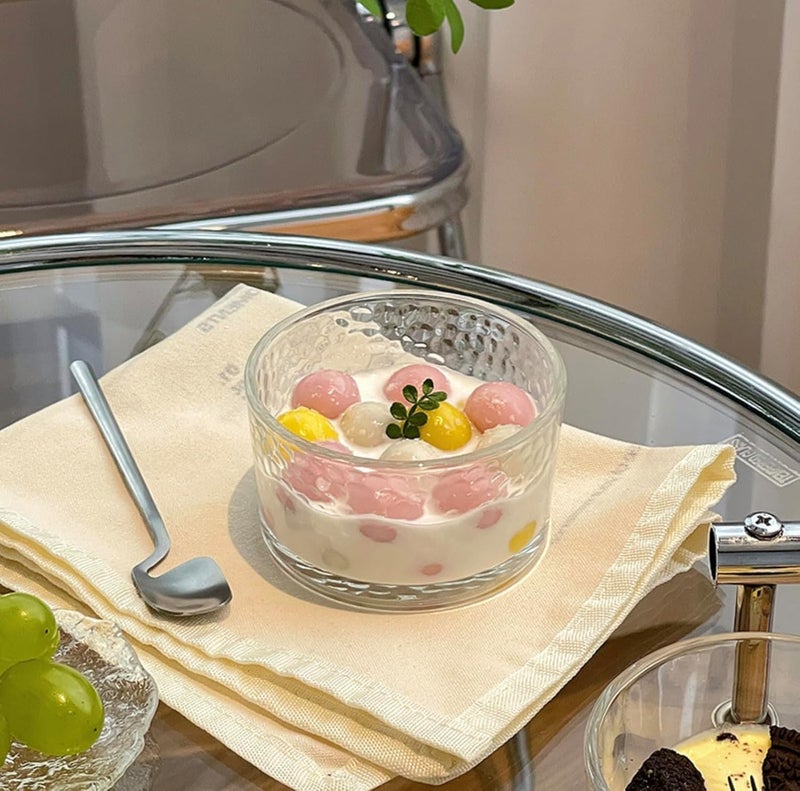 WRINGO 200 ML Ice Cream Glasses Cups Dishes for Desserts, Milkshake,Fruit and Pudding Glass Serving Bowls, Perfect for Home, Restaurants and Parties Dishwasher Safe (Set of 6) (WA-01) - Image 2
