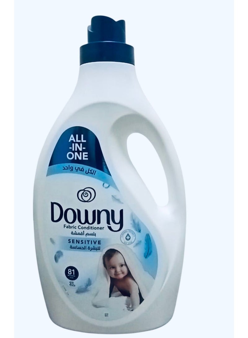 Downy Downy Fabric Conditioner, Concentrate, Sensitive Variant, 3L