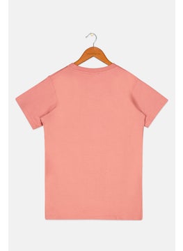 Naruto Kids Boys Round Neck Short Sleeve Graphic Print T-Shirt, Peach  - Image 2