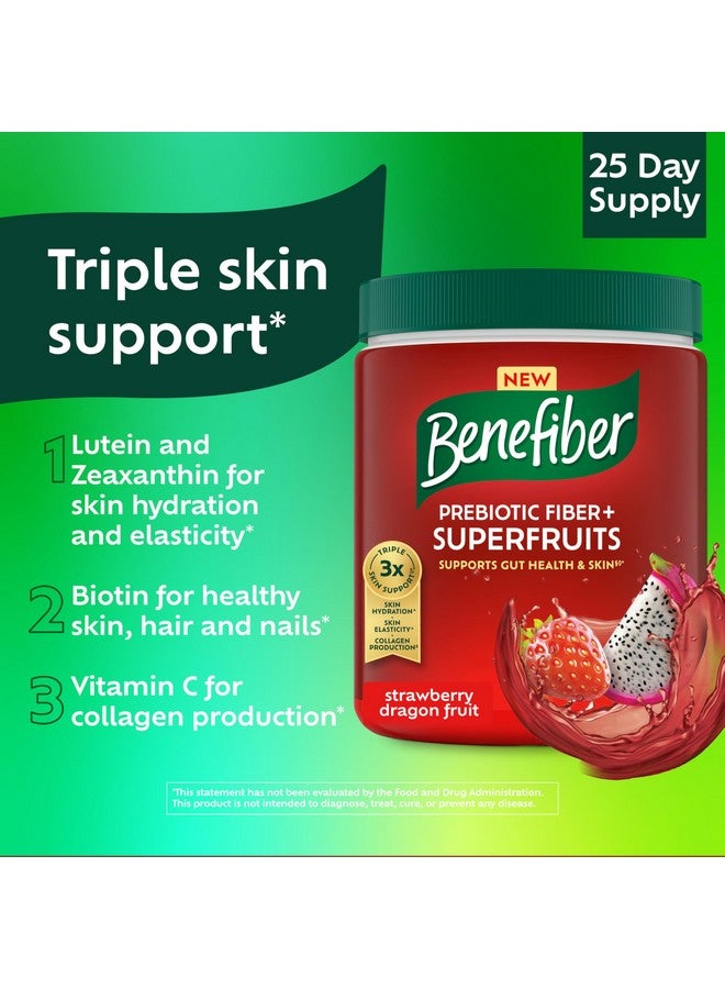Benefiber Prebiotic Fiber + Superfruits Dietary Supplement, Strawberry Dragon Fruit Flavor, 8.8 oz (250g), 25 Day Supply - Image 5