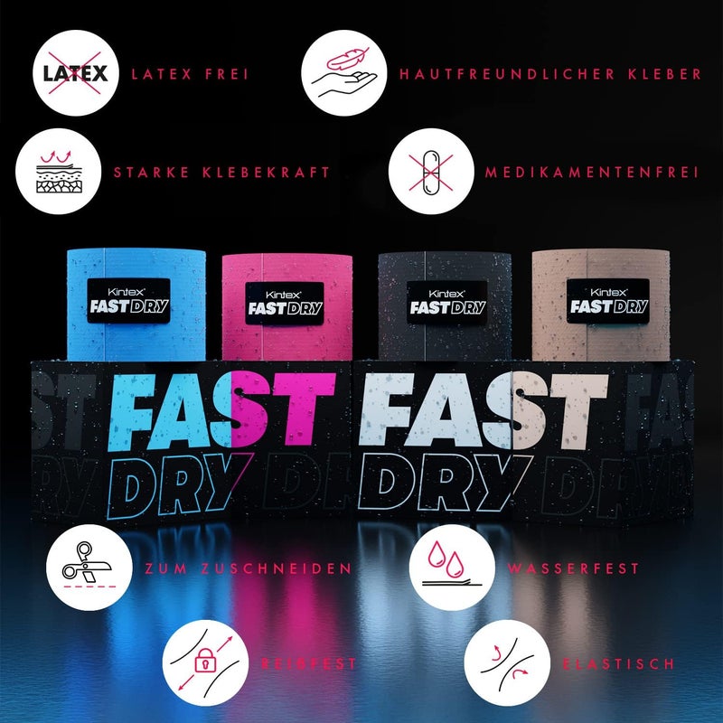 Kintex FastDry Kinesiology Tape - Pink - Image 5