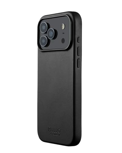 Mujjo Leather Case for iPhone 17 Pro Max MagSafe Compatible Black - Image 1