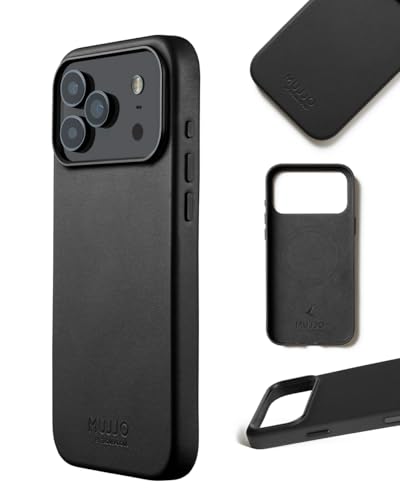 Mujjo Leather Case for iPhone 17 Pro Max MagSafe Compatible Black - Image 3