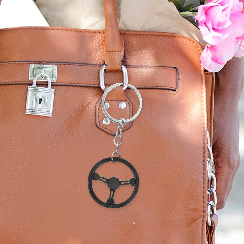 Car Parts Key Chain Metal Keychain Hanging Keychain Key Chain Steering Wheel Key - Image 2