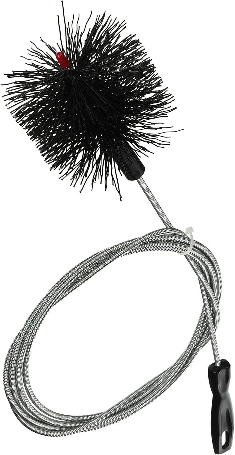 Brushtech Dryer Vent Cleaning Brush - 10-Foot Flexible Duct Cleaning Tool with Non-Kinking Spring for Lint Removal, Improved Airflow, Safer Dryers - Made in The USA, House Maintenance Supplies - Image 1