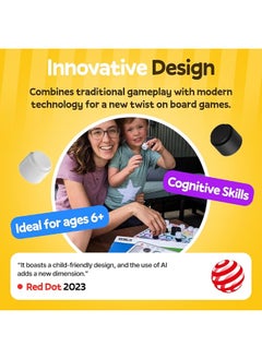 Giiker GiiKER Smart Four 3D AIPowered 4 in a Row Game Strategy Board Games with Integrated Referee for 12 Players Travel Games for Ages 612 and up Birthday Gift for Kids Family Game Night  - Image 3