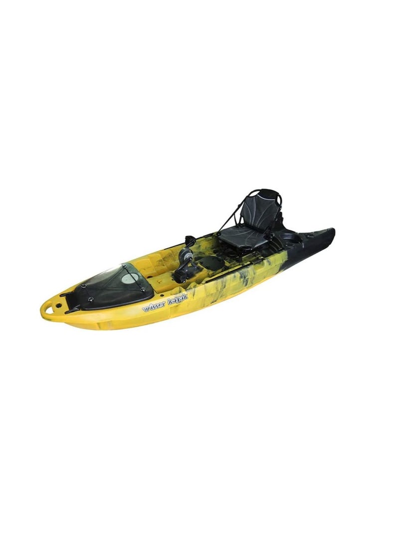 Winner Multimo Pro Angler Fishing Kayak with Seat/Wheel/Fishing Rod Holder - Yellow/Black - Image 1