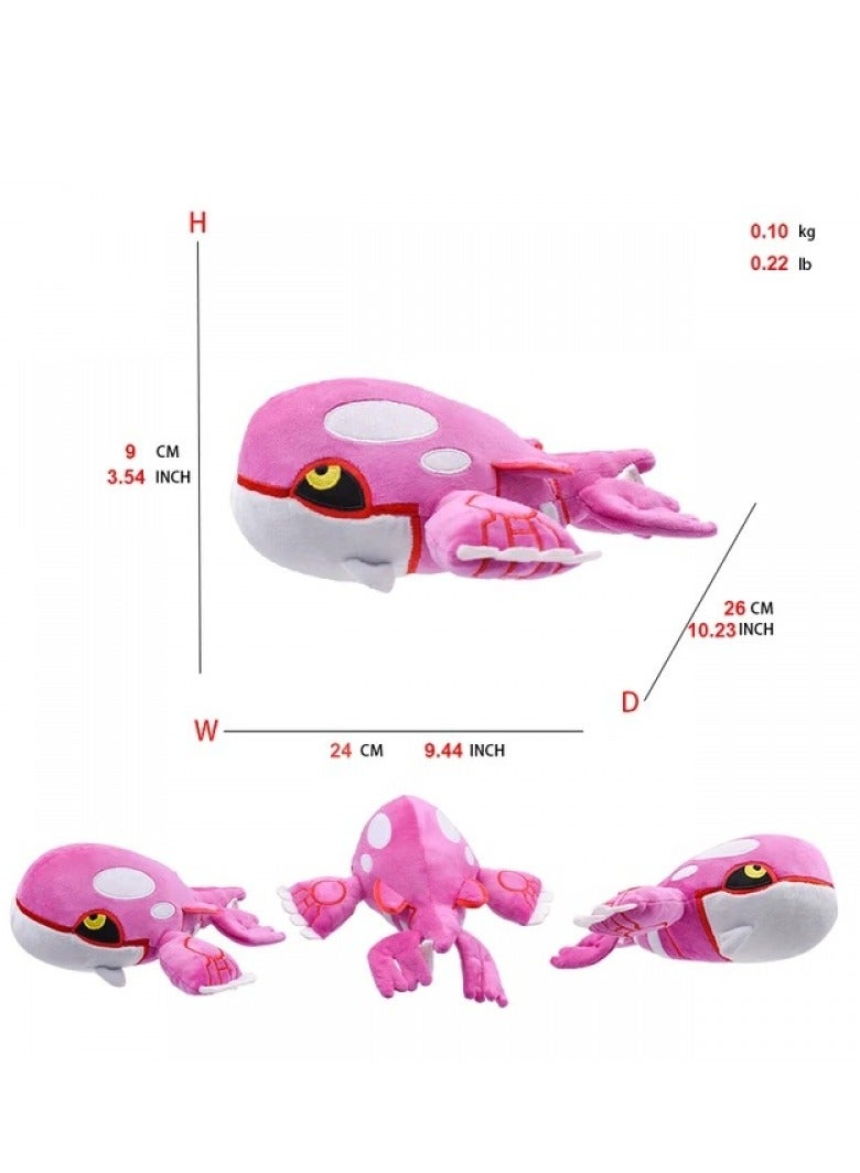 Bluejw 1-Piece Pocket Monsters Figure Kyogre Plush Toys 26cm - Image 4