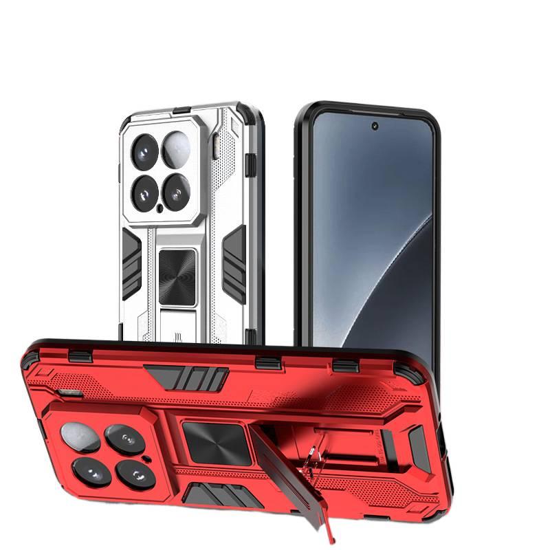 غطاء MagSafe بTPU لـ Redmi Note 13 Pro مع مغناطيس قوي وحماية من السقوط مع مقاوم للصدمات مع حامل قائم باللون أحمر مغناطيسي بوظيفة حامل من مادة TPU للاستخدام الداخلي للتنقل اليومي - Image 2
