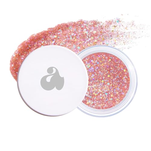 UNLEASHIA Get Loose Glitter Gel Mini Face Body Glitter Gel Holographic Pink Sparkle Makeup for Eyes Cheeks Collarbone Festival Party Makeup Vegan No4 Love Dreamer - Image 1