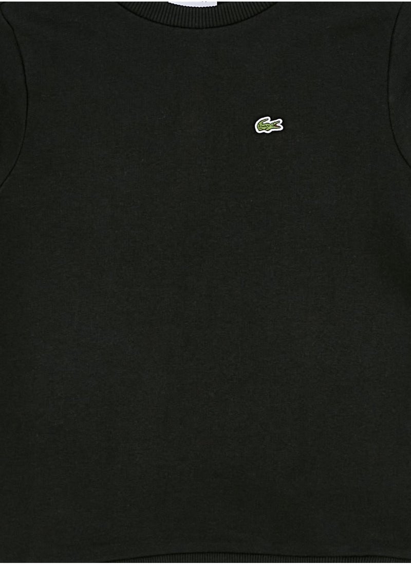LACOSTE - Kids Logo Crew Neck Sweatshirt - Image 1