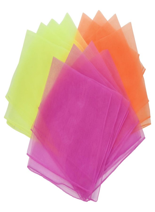 Juggletime Nylon Juggling Scarves - 16 inches Square - Set of 12 - Image 1