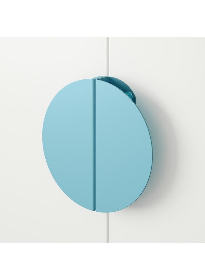 Handle, light blue/half-round, 130 mm - Image 3