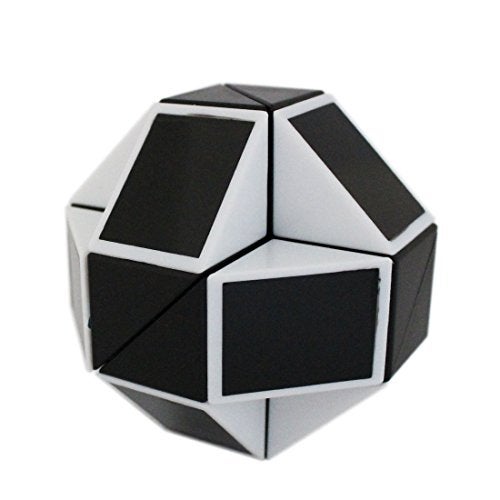 Mipartebo Magic Snake Cube Twist Puzzle 24 Wedges Large Size Twist Fidget Snake Toys Gift Party Favors Game Goodie Bag Fillers Christmas Stocking Stuffers for Kids Adults Teens Black - Image 3