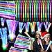 SHQDD 120PCS Glow Fiber Optic Sticks LED Light Wands Glow in The Dark Party Supplies Fiber Optic Wands for Weddings BirthdaysEventsFlashing LED Party FavorsColorful Light Sticks for KidsAdults - Image 2