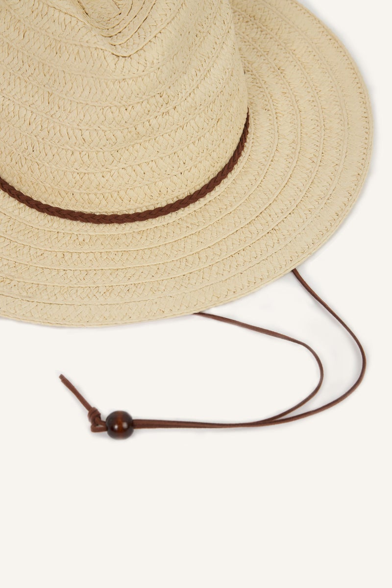 DeFacto Beige Man Man Straw Hat Casual - Image 4