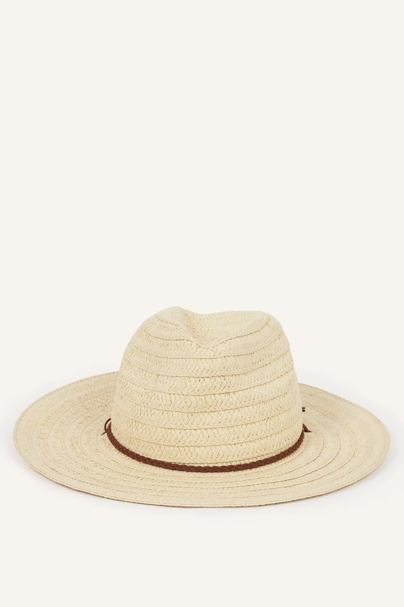 DeFacto Beige Man Man Straw Hat Casual - Image 1