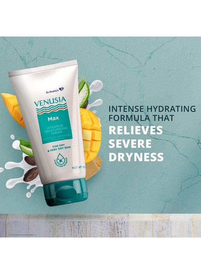 Venusia Max Intensive Moisturizing Cream For Dry Skin To Very Dry Skin, 150 g x Pack of 6 - Image 3
