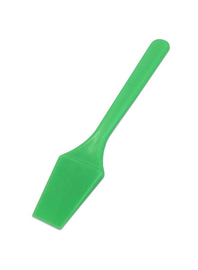 بانا 100 قطعة من أدوات التجميل البلاستيكية للاستعمال مرة واحدة، 2.5 ملعقة مسطحة للعناية بالبشرة وكريم الوجه (100 قطعة في حاوية) (أخضر تفاحي) - Image 4