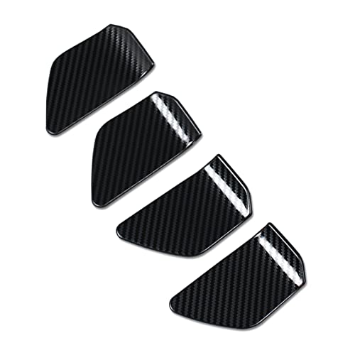 Beautost Fit for Nissan Rogue 2021 2022 2023 2024 2025 2026 Interior Door Handle Bowl Panel Cover Trims Carbon Fiber Black - Image 1