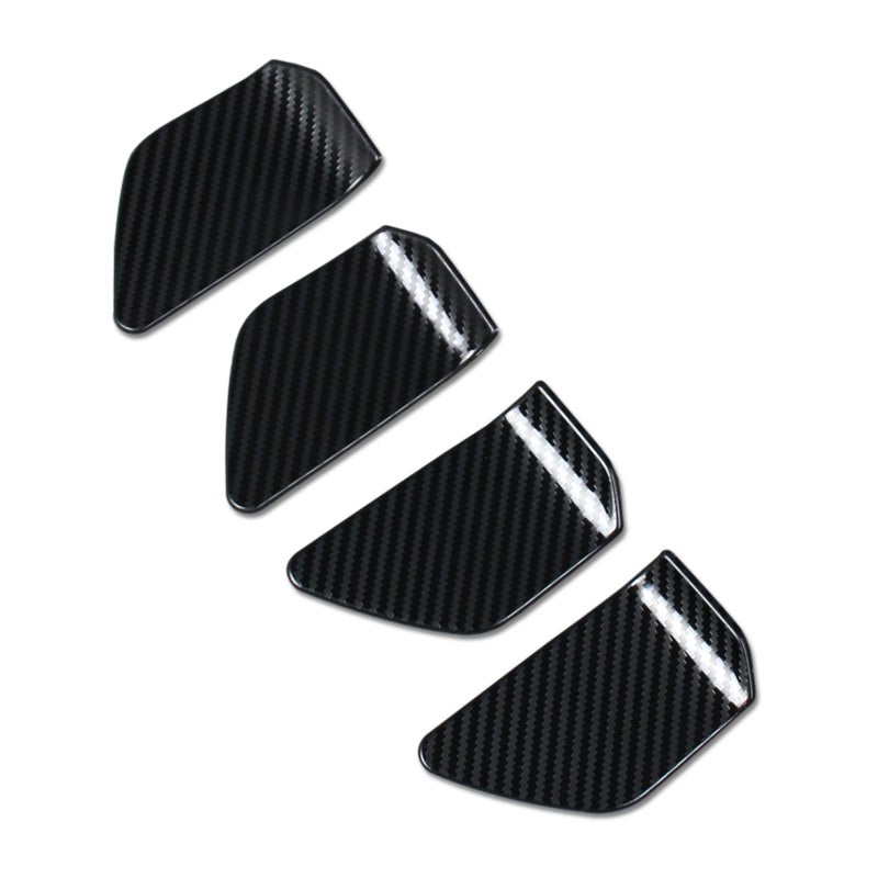 Beautost Fit for Nissan Rogue 2021 2022 2023 2024 2025 2026 Interior Door Handle Bowl Panel Cover Trims Carbon Fiber Black - Image 2
