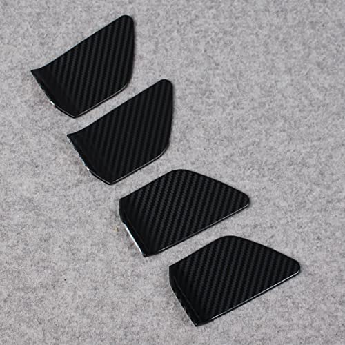Beautost Fit for Nissan Rogue 2021 2022 2023 2024 2025 2026 Interior Door Handle Bowl Panel Cover Trims Carbon Fiber Black - Image 3