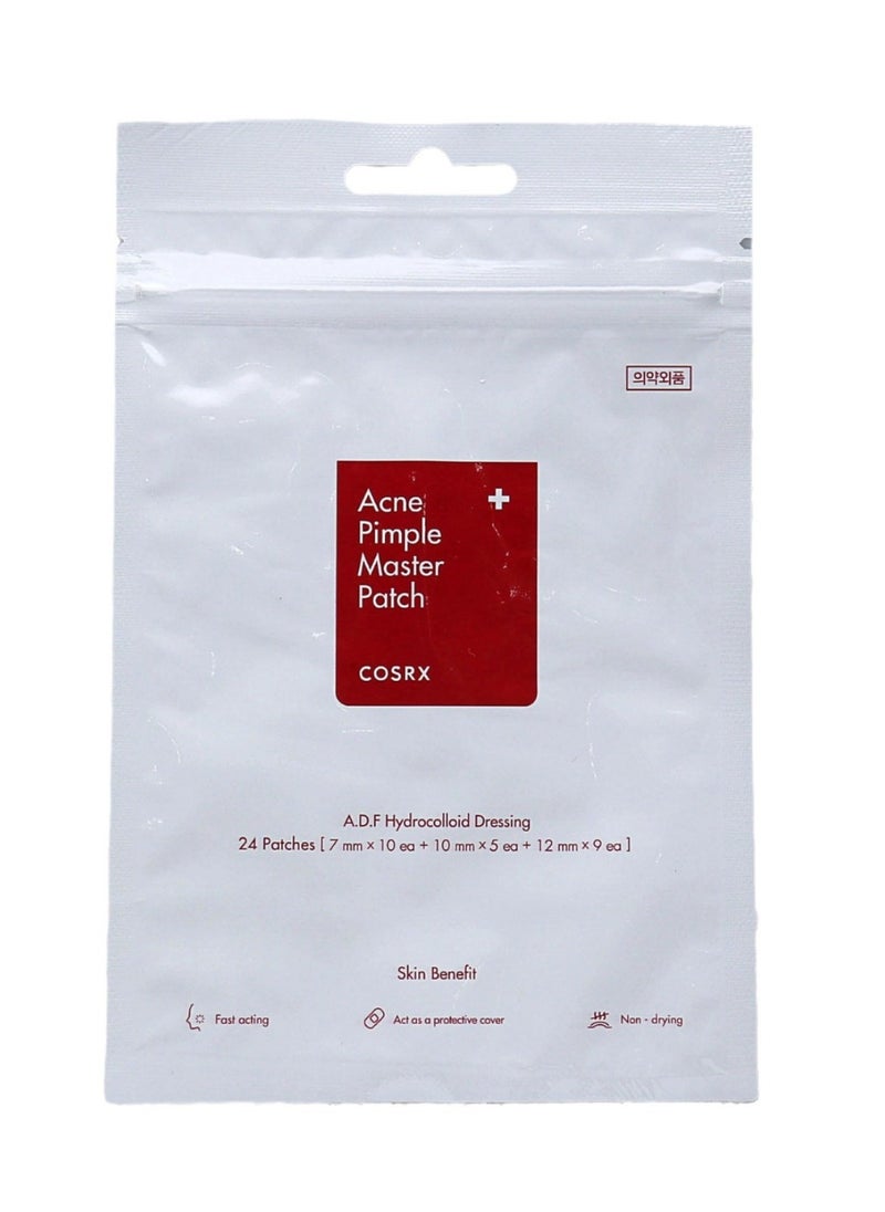 Generic 24-Piece Acne Pimple Patch Absorbing Hydrocolloid Spot Treatment Fast Healing, Blemish Cover, Three Sizes  - Image 1