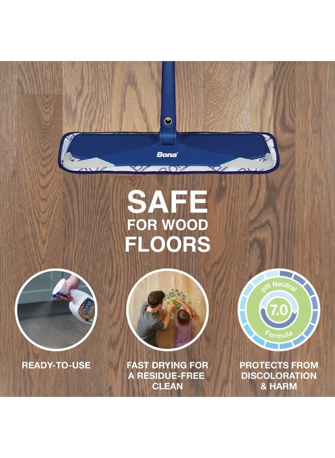 BONA رذاذ منظف الأرضيات الخشبية - 32 أونصة سائلة - رائحة خشب الأرز - قابل لإعادة التعبئة - حل تنظيف خالي من الرواسب للأرضيات الخشبية - Image 2