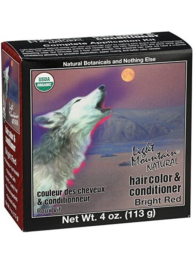 Light Mountain Hair Color Bright Red 4 Ounce  - Image 1