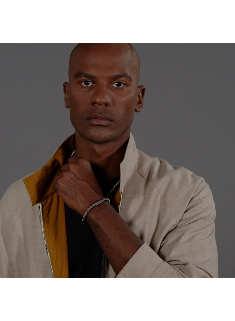 HUGO BOSS JEWELRY SPHERE MENS BEAD BRACELET - 1580658S - Image 5