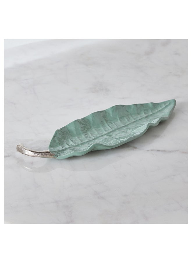 Home Box Splendid Leaf Shape Decorative Platter 34 x 2 x 10.5 cm  - Image 2