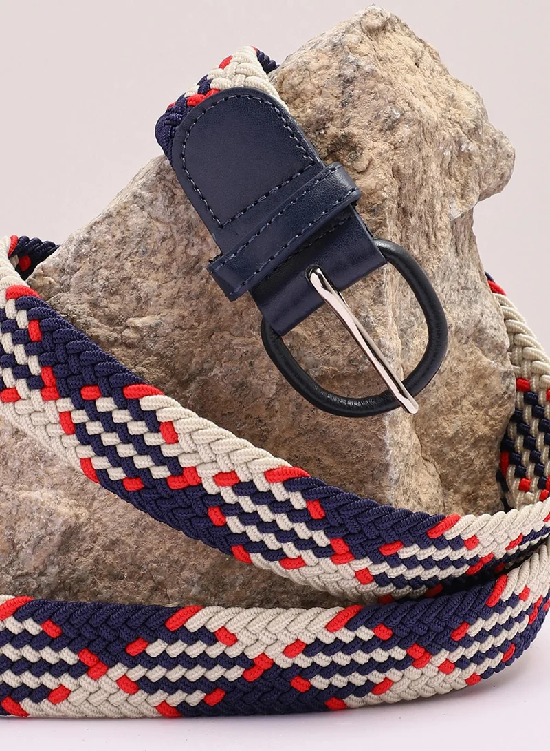 Haute Sauce  Multi-Colour Textured Waist Belt  | Best Price UAE