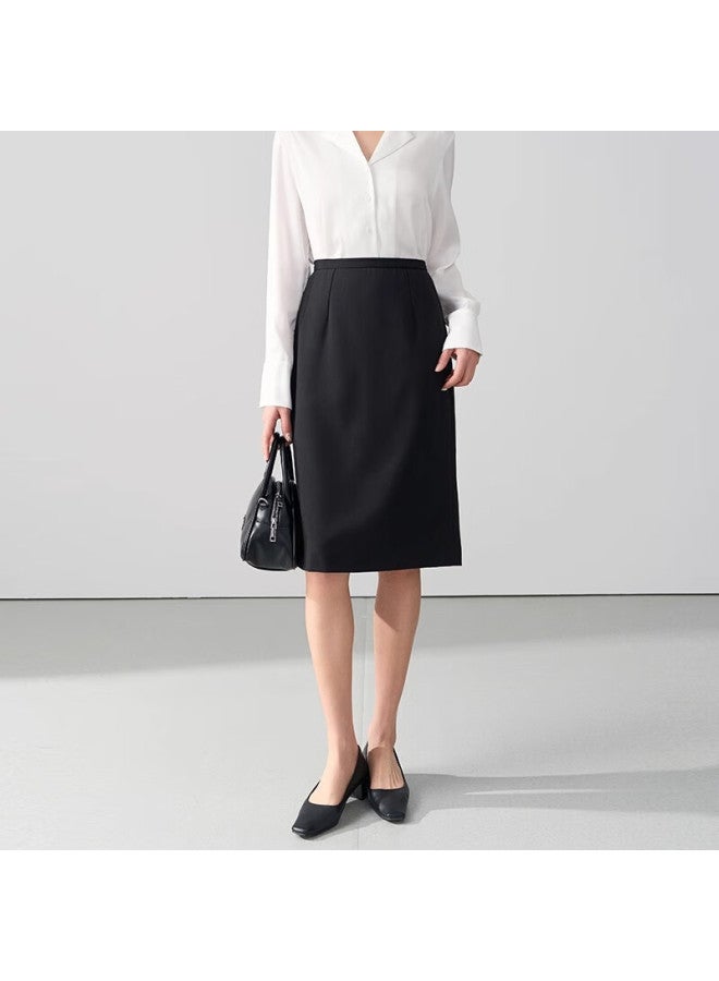 Lady Bird Miss Bird Black Interview Half Skirt Women Summer Short Skirt Professional Step Skirt Formal Hip Skirt Suit Skirt - Image 2