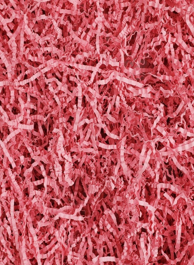 DIYASY Crinkle Cut Paper Shred Filler, 8.8 oz Pink Shredded Paper for Gift Wrapping and Basket Filling Raffia Paper Gift Box Confetti Grass Christmas, Easter, Birthdays, Anniversaries Decorations - Image 1