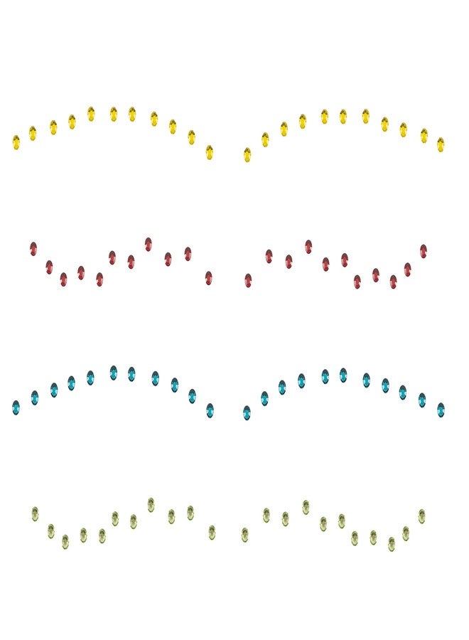 PaintLab Eye Gems, Self-Adhesive Rhinestones for Makeup, Face Jewels for Beginners, Kids, Teens, and Women, Dazey - Image 1