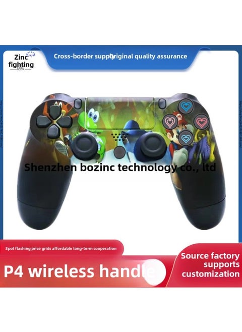 Preferred PS. 4 Game Handle Six Axis Dual Vibration P4 Game Console With Bluetooth Pro Wireless Handle-Product Color:Mario