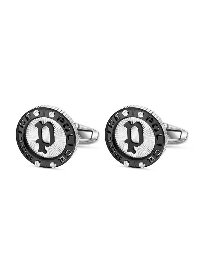 POLICE - Stainless Steel Cufflinks For Men in Silver - Image 1